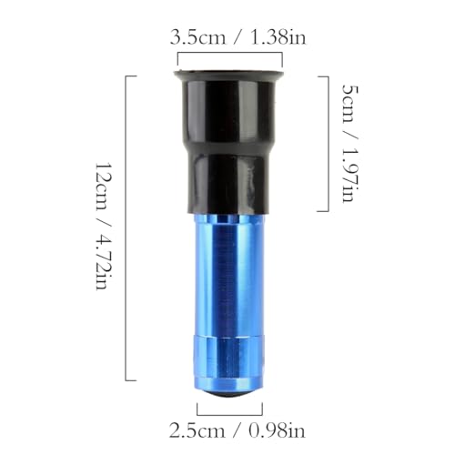 Egg Candler Candling Light Egg Development Tester Flashlight for Chicken Duck and Goose Eggs, 2PCS(Blue)