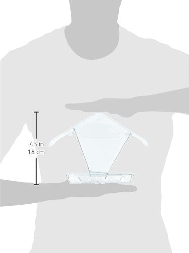 Aspects ASP155 Window Cafe Window Mount Bird Feeder Holds Variety of Seeds & Blends