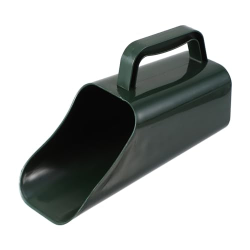 Angoily Garden Soil Shovel with Sieve Mesh 8.54 Inch Plastic Bucket Shovel for Flower Succulents and Vegetable Planting Soil Scooper and Loosening Tool