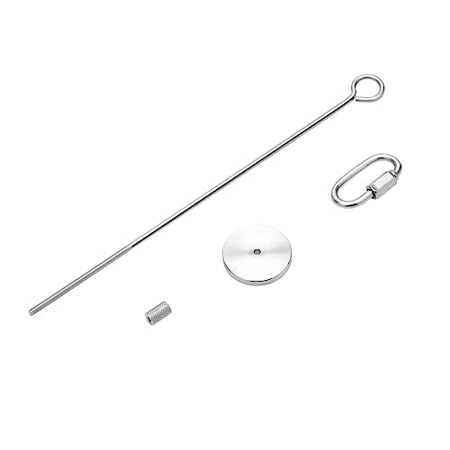Bird Food Holder Stainless Steel Fruit Vegetable Stick Skewer for Parrots Cockatoo Cockatiel Cage Treating Tool (L: 7.86inch) - size: L: 7.86inch
