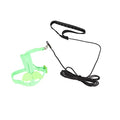 Parrot Harness and Leash Set - Elastic Rope with Green Adjustable Harness Cute Wing, Suitable for Medium Size Bird Like Small Red-Breasted Parakeet, Caique, Mini Macaw