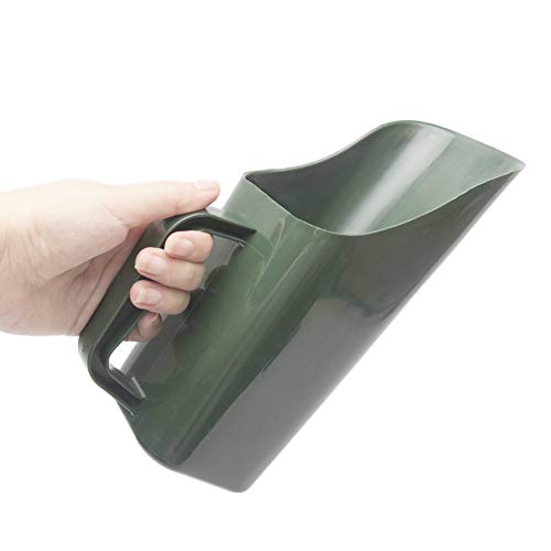 Garden Shovel,Green Scoop, Multifunctional Bucket Gardening Tool, Cultivation Shovel Spoons Digging Tool, Small Plastic Handy Garden Scoop for Soil, Compost, Plantings (Color:Army Green)