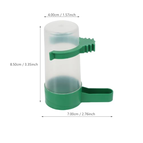 Gadpiparty 10pcs Bird Water Dispenser for Cage, Water Feeder for Birds | for Parrot Canaries Finches Budgie, Cage Pet Drinking Kettles