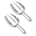 2 Pack Metal Dog Food Scoop 18 Oz With Loop, Large 11 Inch Stainless Steel Scooper