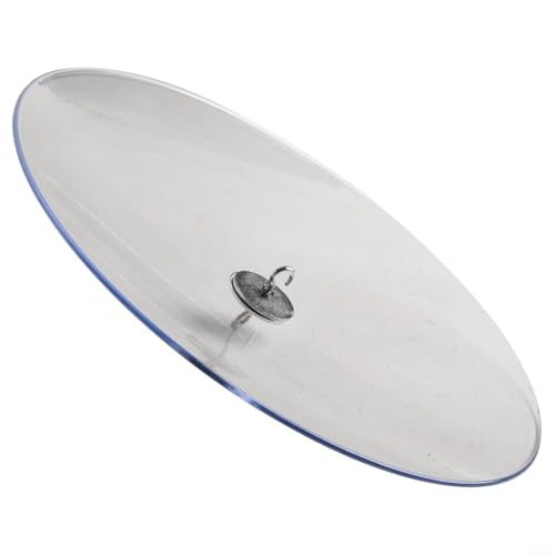 Clear Plastic Squirrel Baffle Weather Guard for Hanging or Pole-Mounted Wild Bird Feeders, for Heavy-Duty Outdoor Accessory