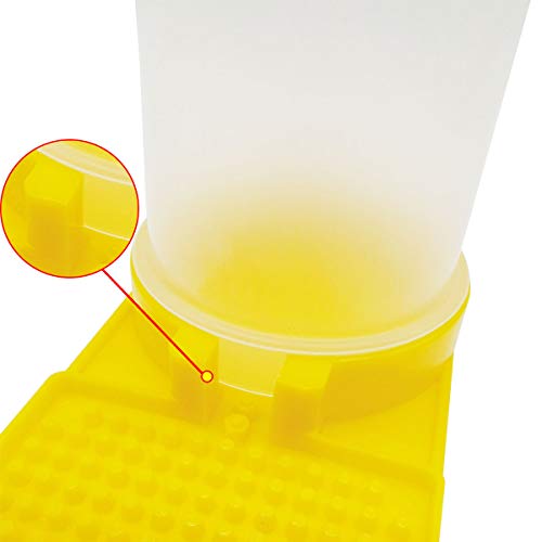 ROYHOO 3 Pack Beehive Beekeeping Water Dispenser Bee Drinking Beekeeping Equipment Honey Beehive Entrance Feeder Nest Beekeeper Tools