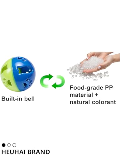 12-Pack Bird Toy Set, Bell Balls Rings Rattles, Non-Toxic PP | No Sharp Edges, Safe for Bird Beaks and Claws, Fits All Standard Cages