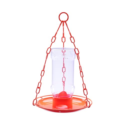 Perky-Pet Wild Oriole Jelly Bird Feeder, 32oz Capacity | Built-in Stirrer with Large Circular Feeding Tray, Wraparound Perch, Outdoor Garden Décor for Backyard Birding & Wildlife