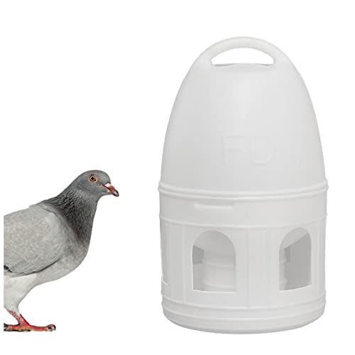 Bird Water Drinker, Pigeon Water Feeding Plastic Drinker Dispenser, 5L Pigeon Pet Water Pot Container, Water Automatic Feeders Dispenser Supplies