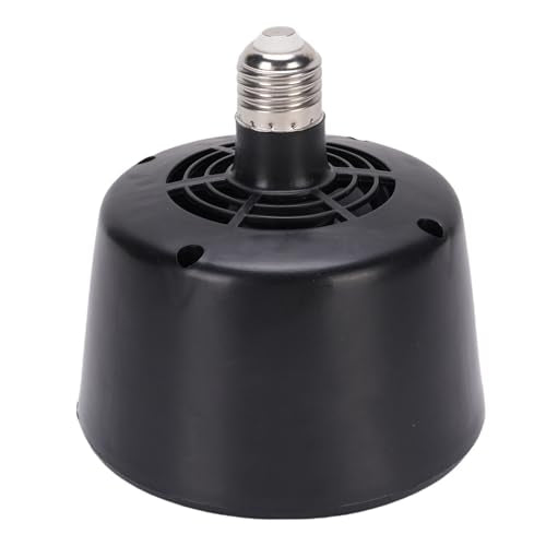 Haofy Chicken Heat Lamp Bulb 5000H Lifespan IP44 Dual Purpose Farm Bulb with Overheat Protection for Poultry Brooder (M) - size: M