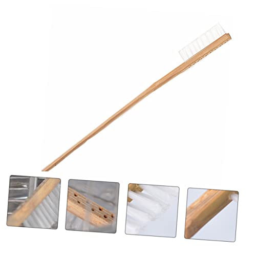 Totority 1pc Handle Bird Cage Cleaning Brush Bristles Easy to Clean Hard Reach Areas Essential Cleaning Supplies for Parrots and Other Birds