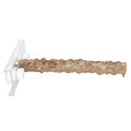 Parrots Outdoor Portable Wood Perch 30CM Pet Bird Shower Standing Rod with Suction Cup