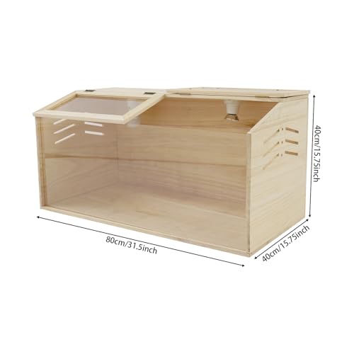 Chicken Brooder Box, Indoor Brooding Box for Chicks with Ventilation Holes, Brooder Box with Removable Floor for Easy Cleaning, Chick Starter Kit for Duck Quail Poultry, 30x24x17 Inch