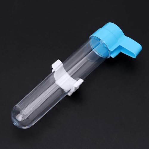 1Pc Parakeet Water Dispenser Hanging Plastic Automatic Feeder for Cage No Spill Food Container for Small Medium Birds Parrot Toys African Grey for Small Parrots Conure Macaw Parrot Toys(Random Color)