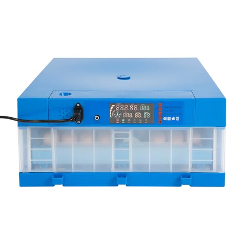 48 Egg Incubators with Automatic Turner, Temperature and Humidity Control, Egg Candler,Universal Egg Tray Size Smart Incubators for Hatching Chickens Quail Duck Turkey Goose Bird