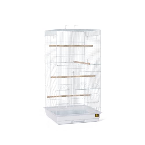 Prevue Pet Products SPECONO1818H-W Tall Tiel Cage, White - color: White