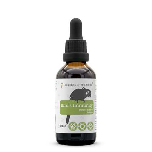 Birds Immunity | Natural Herbal Dietary Pet Supplement for Birds | Immune Support | Alcohol-Free Extract, Elder Flowers, Calendula, Dandelion Root, Rosemary, Fennel 2 oz - style: Immunity