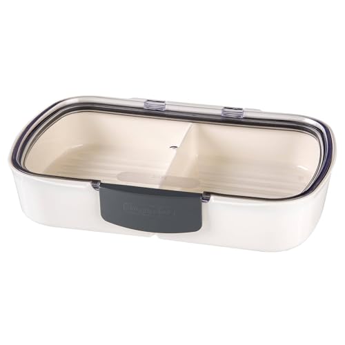 ProKeeper Split Deli Food Storage Container with Air-Tight Silicone Seal and Dry Erase Compatible Lid, 11.75 - color: Split Deli Keeper