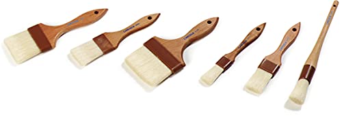 SPARTA Kitchen Basting Brush – 4037300 Basting Brush for Cooking Flat Boar Bristle Brush, Hardwood Handle for Kitchens, Restaurants, Catering, High Heat Food Prep, 1.5in - size: 8.25" x 1.5" (Pack of 1)