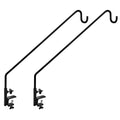 2 Pack Heavy Duty Extensible Adjustable Deck Hooks for Hanging Bird Feeders, Plants, Suet Baskets, Wind Chimes, Lanterns - size: 43in Long Deck Hook-2 Packs