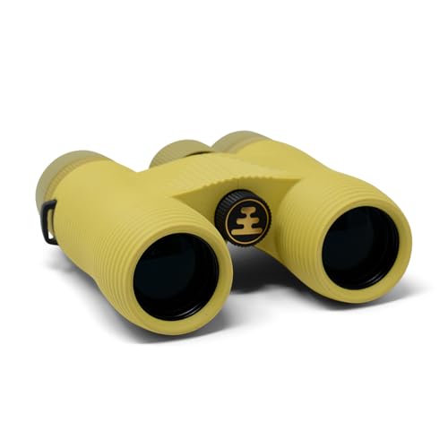 Nocs Provisions Field Issue Compact 8x32 Waterproof Binoculars Shockproof | Fogproof, 8X Magnification, Bak4 Prism, Multi-Coated Lenses for Adults & Kids, Bird Watching, Hunting & Wildlife Viewing - color: Banana Slug Yellow, size: 8x32