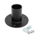 1202 Bird Feeder Pole Mount Flange for Birds Choice 1 in Poles | Bird Feeder 1202 Pole Mounting Flange, Black