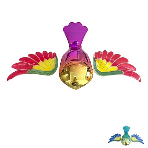 Wind-Activated Flapping Bird - Flying Companion for Rearview Mirror, Speed-Responsive Wing Accessory (Red) - color: Red