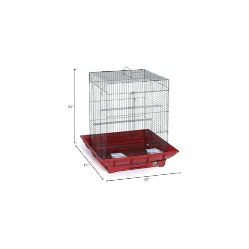 Spacious Bird Cage - Durable & Easy-Clean Design for Parakeets & Canaries