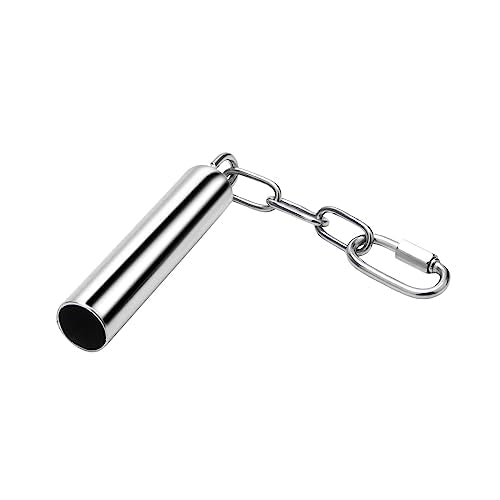 Wontee Stainless Steel Bell Toy Bird Cage Hanging Bite Toy for Parrot Parakeet Budgie Cockatiel Conure African Greys (S) - size: S