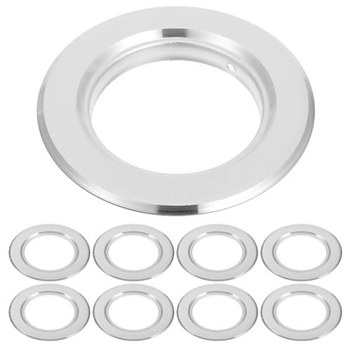 BESPORTBLE Birds House Predator Guards - Set of 10 Stainless Steel Birds House Rings Metal Birdhouse Guards, Birds House Hole Protector Guards - Protects The Entry Hole (5.5 cm Opening)