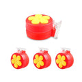 Mini Handheld Hummingbird Feeders with Clips, 8-Pack | Clip On, Small Plastic Hummingbird Feeders for Windows, Outdoors, Railing, Tree Branch & Flowerpot