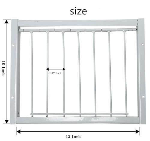 11.8in/30cm Iron Wire Way Trap Door for Bird Traps | Durable cage accessory, suitable for pigeon coop and small bird enclosures