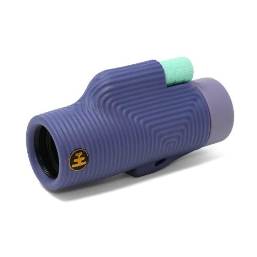 Nocs Provisions Zoom Tube 8x32 Monocular, Bird Watching & Backpacking | 8X Magnification Telescope, Bak4 Prism, Wide Field of View for Wildlife Viewing - color: Frost Purple