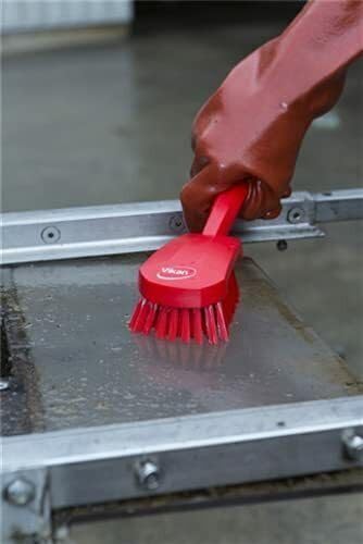 Vikan 41923 Brush,Washing,Stiff,10",PP/PBT,Blue - color: Blue