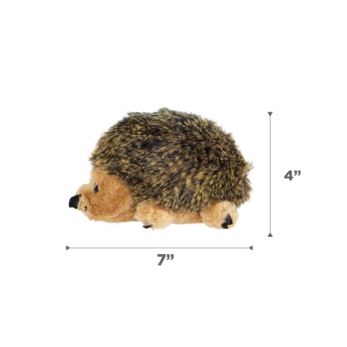 Outward Hound Hedgehogz Plush Dog Toy, Squeaks, Small, 6" x 4.5" | Soft Realistic Faux Fur, Round for Rolling & Chasing, Cuddle & Carry, Interactive Fetch, Light Chewers, Dogs & Puppies - size: Small (Pack of 1)