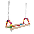 Bird Swing Conure Toys, Parrot Climbing Hammock for Parakeet, Lovebird, Budgie, Cockatiel, Conure, Small Birds - color: ColorfulBirdswing