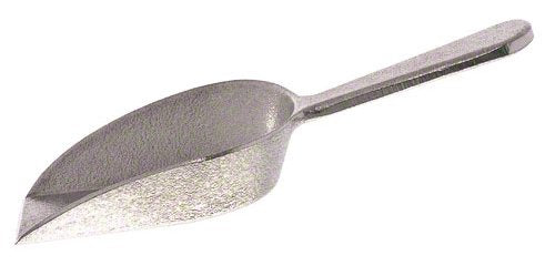 4-Ounce Flat Bottom Aluminum Scoop - color: Aluminum - Flat Bottom, size: 4 Oz