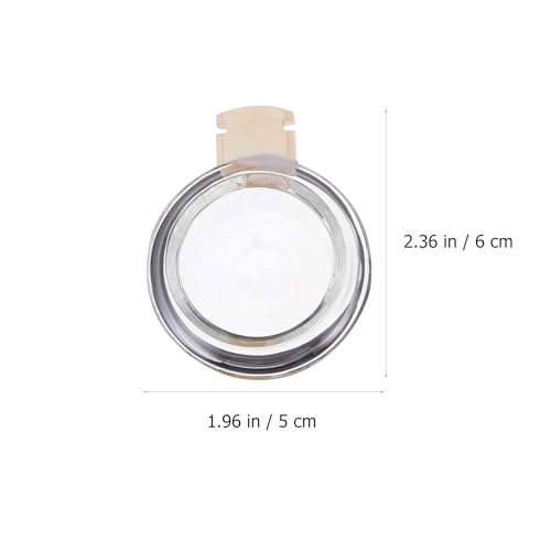 BESPORTBLE Bird Bowl Bath Tub Set: 3pcs Glass Bird Food Cup Water Cup Bathing Basin Transparent Birdcage Accessories