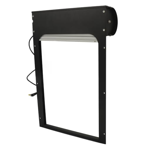 Chicken Coop Door Timing Mode Manual Mode Rugged LED Display Controller Auto Chicken House Door for Ducks Geese (US Plug) - color: Black