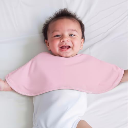 SmoothNovelty 5 Pack Strawberry Baby Burp Cloths Soft Absorbent Burping Rags for Newborns 19"x9" Spit up Cloths for Boy Girl Newborn Baby Shower Registry Gifts Set Nursery Decor - style: Strawberry