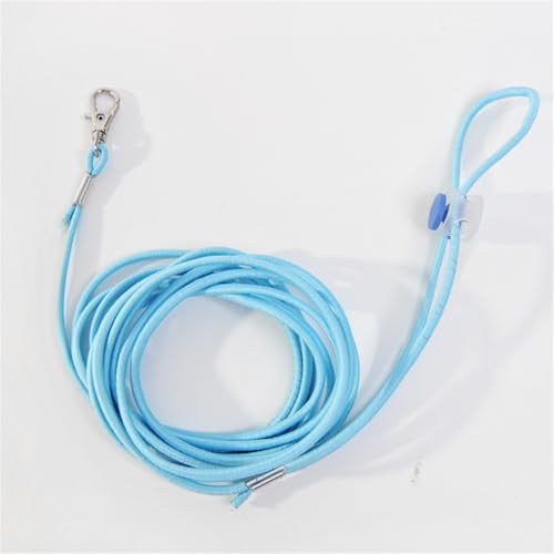 Escape Proof Parrot Bird Leash with Cord Elastic Bird Leash With Metal Ankle Rings Pet Bird Training Rope 3Meter