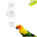 Wontee Bird Water Dispenser Parrot Waterer Automatic Bird Water Feeder for Medium Birds Cockatiel Conure Caique (White (6.8oz)) - color: White (6.8oz)