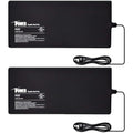 iPower 8x18 Inch Reptile Heat Pad Under Tank Heater, Energy-Efficient & Waterproof Design Terrarium Warmer Mat for Turtles, Lizards, Snakes, 2 Pack - size: 8 X 18 Inch, style: 2 Pack Heat Pad