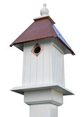Wing & A Prayer Cathedral Bird House, Hammered Copper Colored Roof