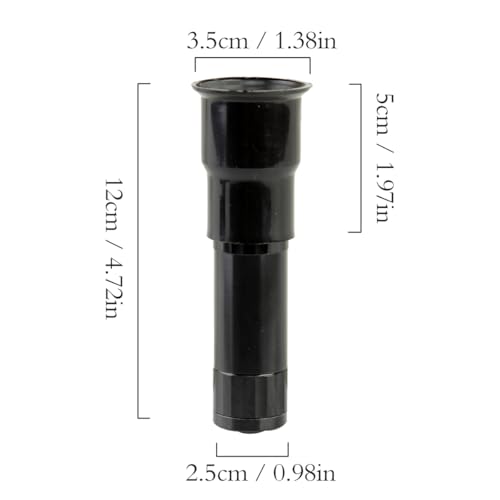 Egg Candler Candling Light Egg Development Tester Flashlight for Chicken Duck and Goose Eggs, 2PCS(Black)