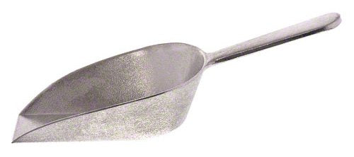 16-Ounce Flat Bottom Aluminum Scoop - color: Aluminum - Flat Bottom, size: 16 Oz