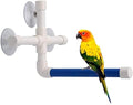 Parrot Bath Perches Standing with Suction Cup, Parrot Bath Stands Shower Perch Toy for Bird Parrot Macaw Cockatoo African Greys Budgies Parakeet