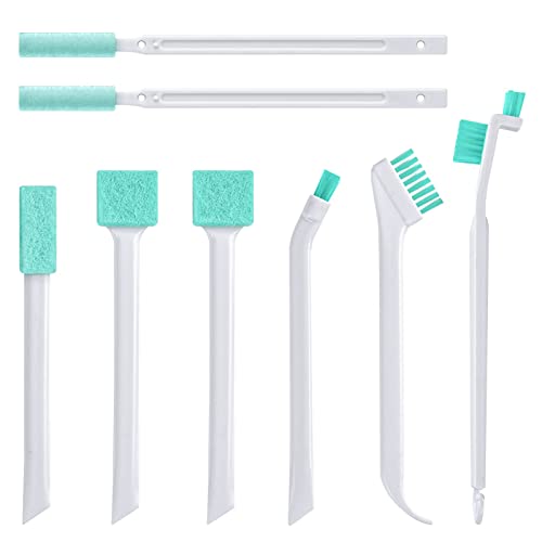 Lumkew Small Cleaning Brush Tight Spaces, 8pcs Crevice Cleaning Brushes Tool for Household Use, Tiny Cleaning Brush Mini Parts Humidifier Toaster - size: A-8pcs