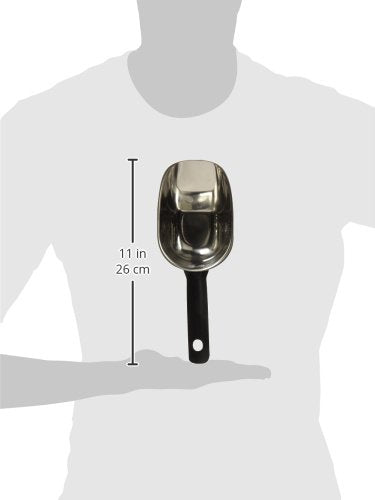 OurPet's Durapet Stainless Steel Food Scoop, 1 Cup,silver