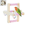 Rotating Bird Toy,Parakeet Cage Accessories (Cross-Shape) | Wooden Stand Bird Perch Cross Shaped Spinning Windmill-Interactive Toy - color: Cross-Shape